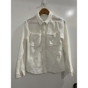 Ryder The Label Broderie Top Shirt Size S